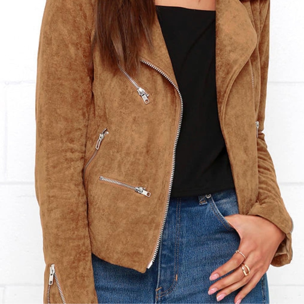 Brown suede Lulus jacket